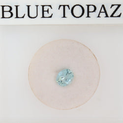 0.73ct Blue Sky Oval Topaz Stone - cape diamond exchange