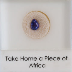 1.60ct Pear Tanzanite Stone Cape Diamond Exchange in St. George's Mall