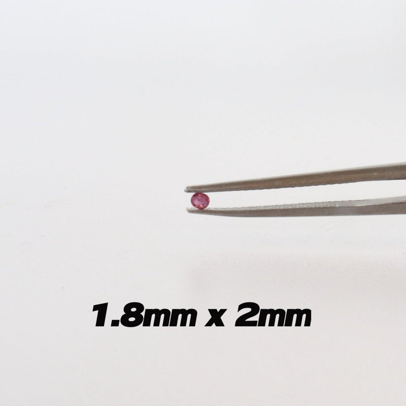 1.8mmx2mm Oval Ruby Stone - cape diamond exchange
