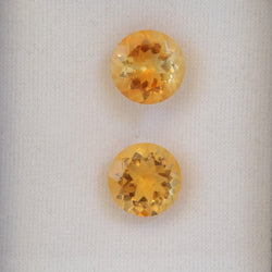 11mm Round Citrine Stone - cape diamond exchange