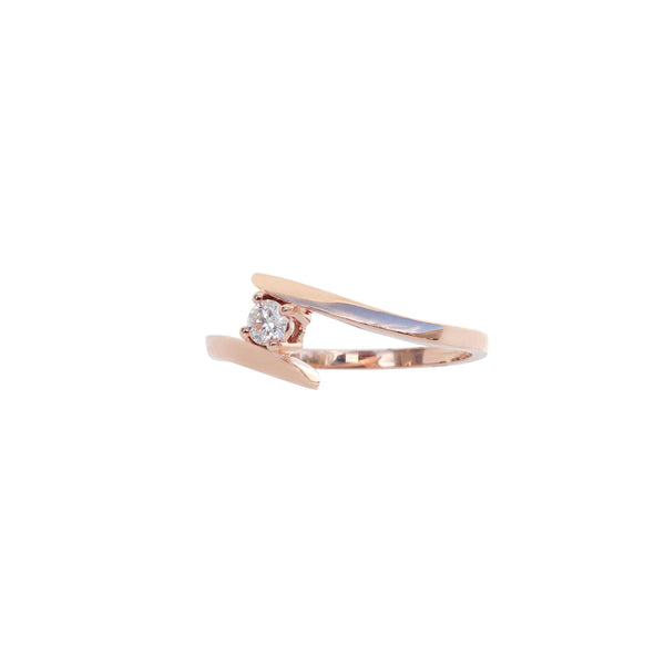 Rose Gold Diamond Engagement Ring - Cape Diamond Exchange