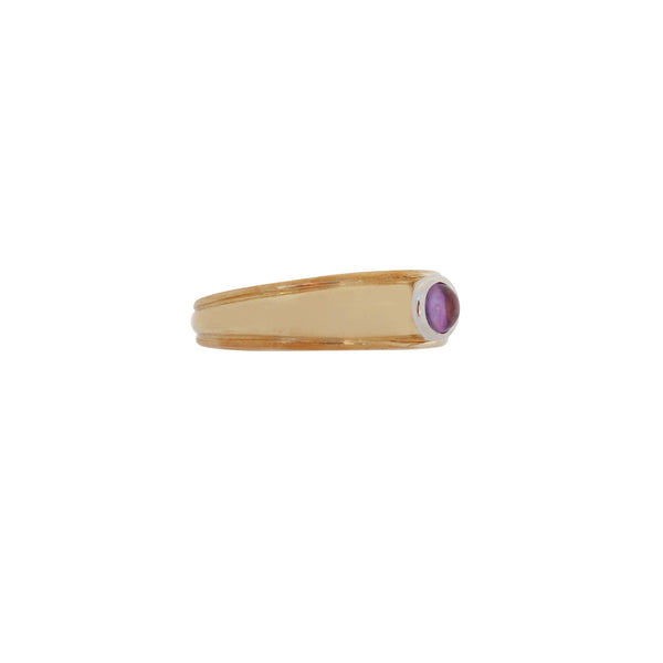 Yellow Gold Amethyst Ring - cape diamond exchange