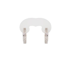 White Gold Huggie earrings in White Gold