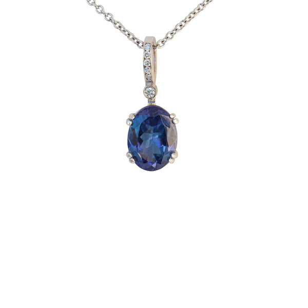 Double Four Claw Tanzanite Pendant