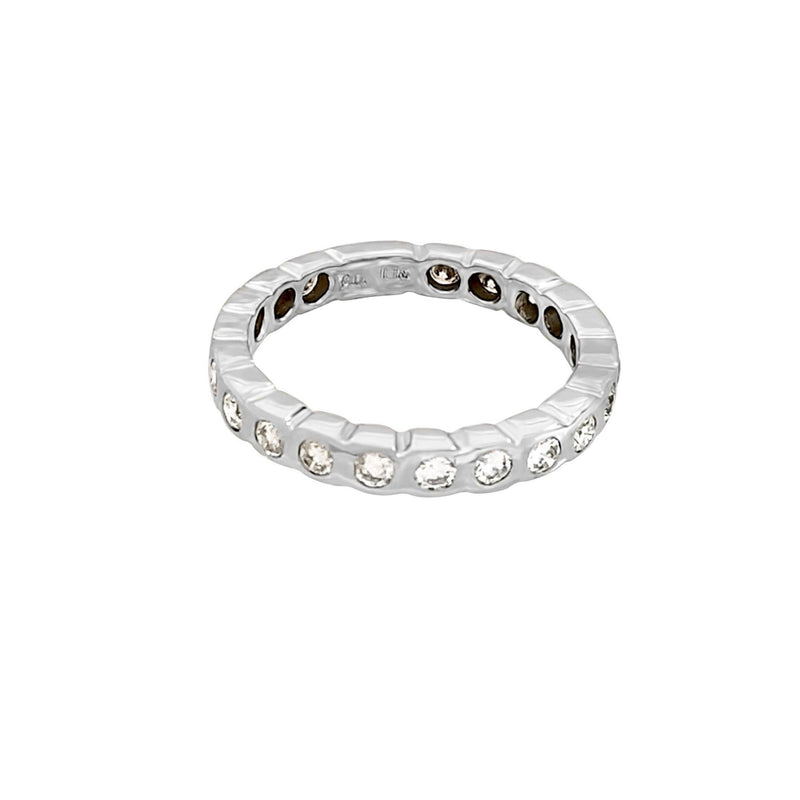 18 kt White Gold Diamond Eternity Ring - Cape Diamond Exchange