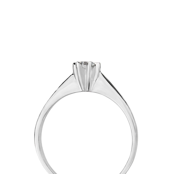 18kt White Gold Diamond Engagement Ring - Cape Diamond Exchange