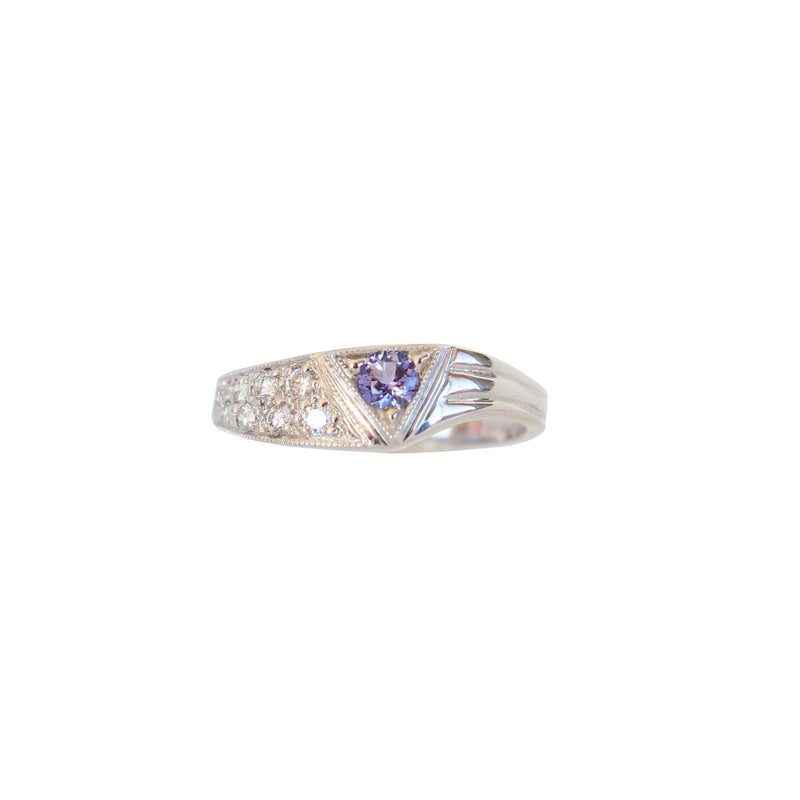 Tanzanite and Diamond Vintage Ring - Cape Diamond Exchange