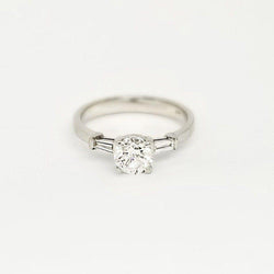 18 kt White Gold Diamond Engagement Ring - Cape Diamond Exchange