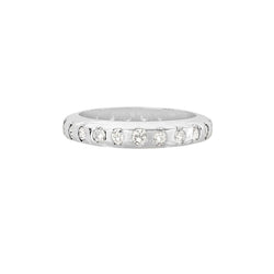 18 kt White Gold Diamond Eternity Ring - Cape Diamond Exchange