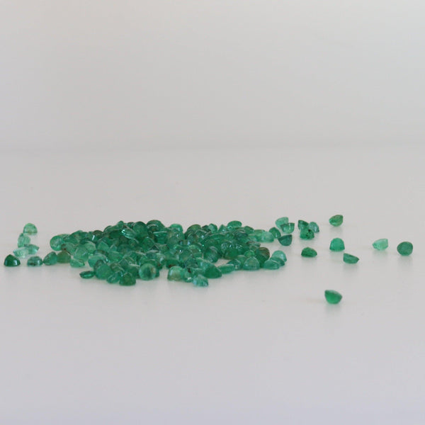 2.2mm Emerald Round Stones - cape diamond exchange