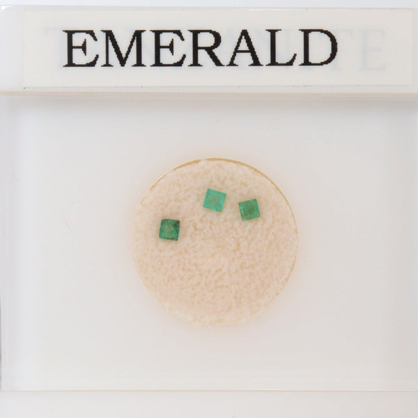 2.2mm & 2.3mm Princess Cut Emerald Stone - cape diamond exchange