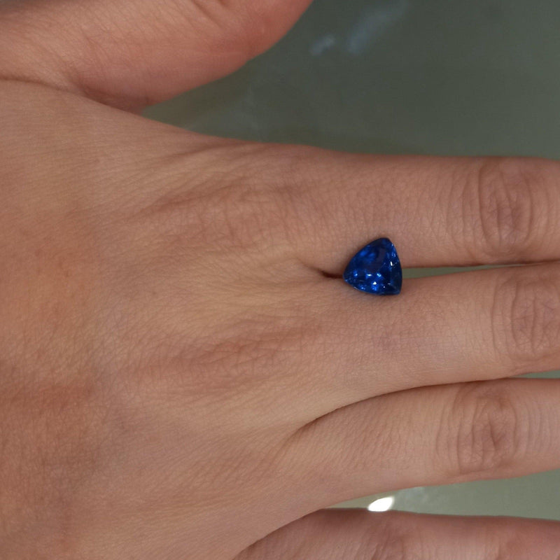 2.43ct Trilliant Tanzanite Stone with an E.G.L. Certificate - cape diamond exchange