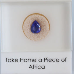 2.50ct Pear Tanzanite Stone - cape diamond exchange