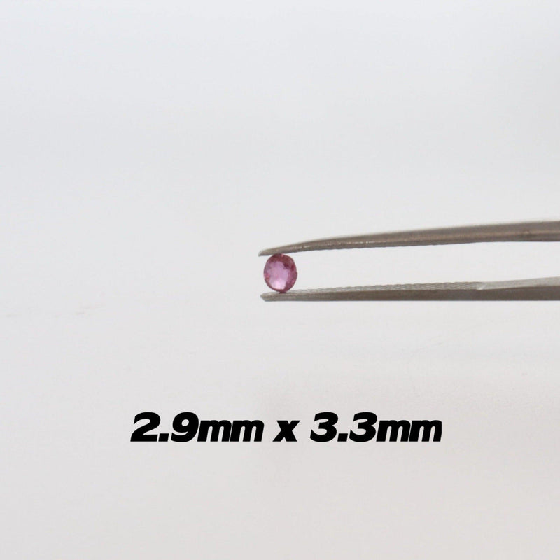 2.9mmx3.3mm Oval Ruby Stone - cape diamond exchange