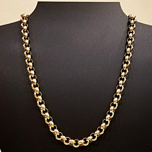 9 kt Yellow Gold Belcher Chain - Cape Diamond Exchange