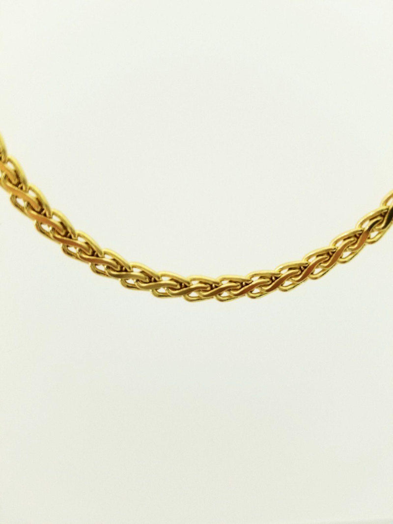 18 kt Yellow Gold Braided Neck-piece - Cape Diamond Exchange