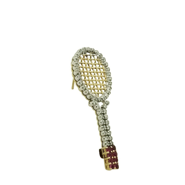 Tennis Racket Brooch - Cape Diamond Exchange