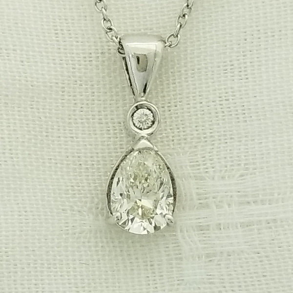 Pear Shape Diamond Pendant - Cape Diamond Exchange