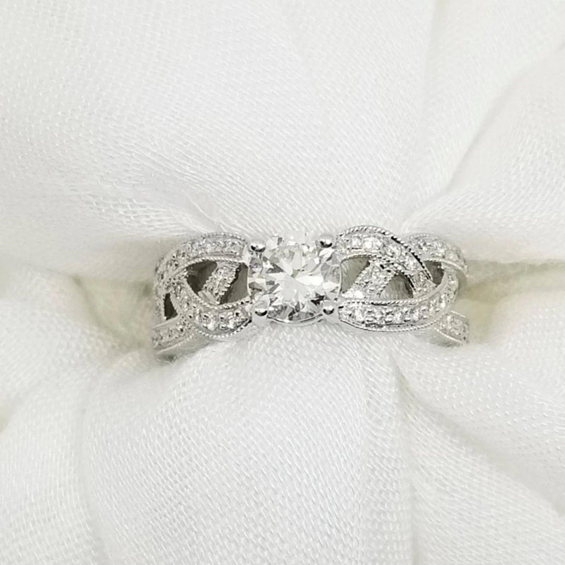 18Kt White Gold and Diamond Fancy Ring - Cape Diamond Exchange