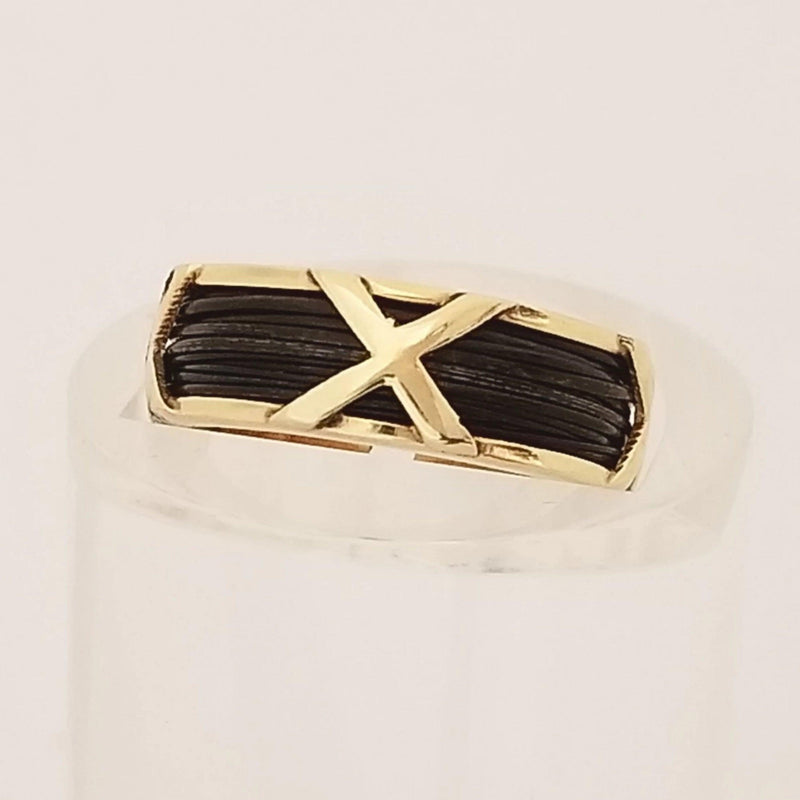 DONALD CLAFLIN for TIFFANY and CO. Gold and Elephant Hair Ring at 1stDibs | elephant  hair ring gold, elephant hair ring gold price, ring with elephant hair