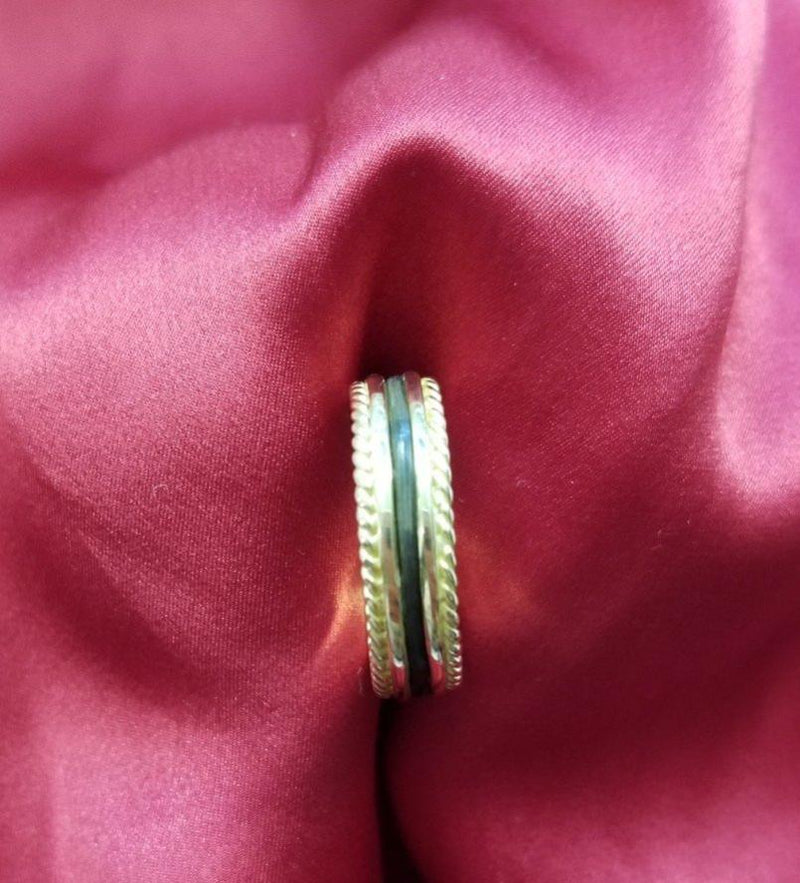 Gold Elephant Hair Ring with Twisted Edges - Cape Diamond Exchange