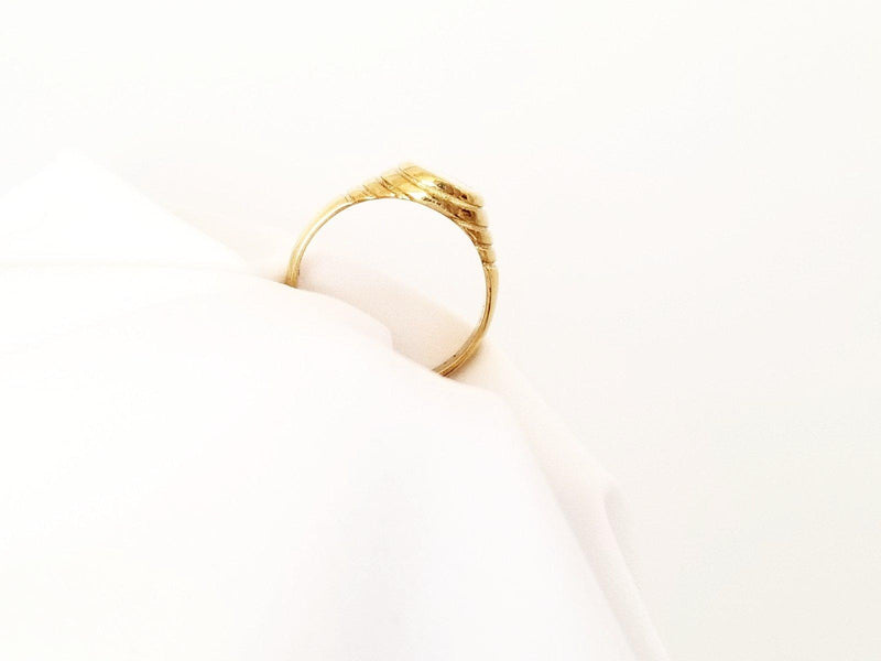 Yellow Gold Signet Ring - Cape Diamond Exchange