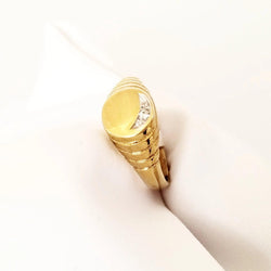 Yellow Gold Signet Ring - Cape Diamond Exchange