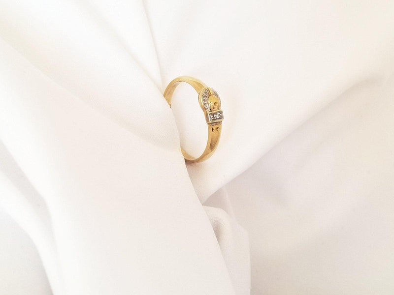 Gold Buckle Ring - Cape Diamond Exchange