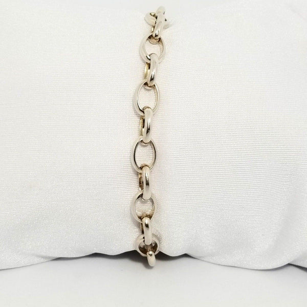 Silver Bracelet with Big Links Cape Diamond Exchange in St. George's Mall