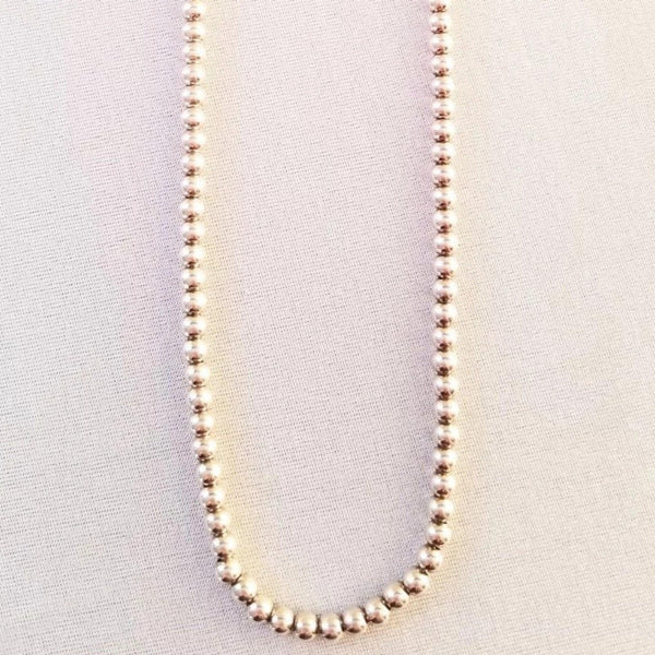 Silver Beads Necklace - Cape Diamond Exchange