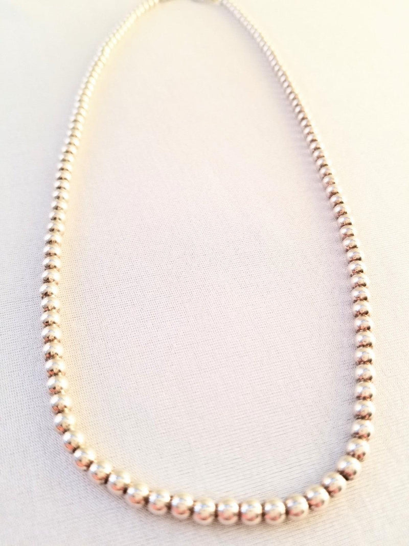 Silver Beads Necklace - Cape Diamond Exchange