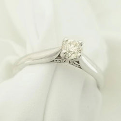 9 kt White Gold Diamond Engagement Ring - Cape Diamond Exchange