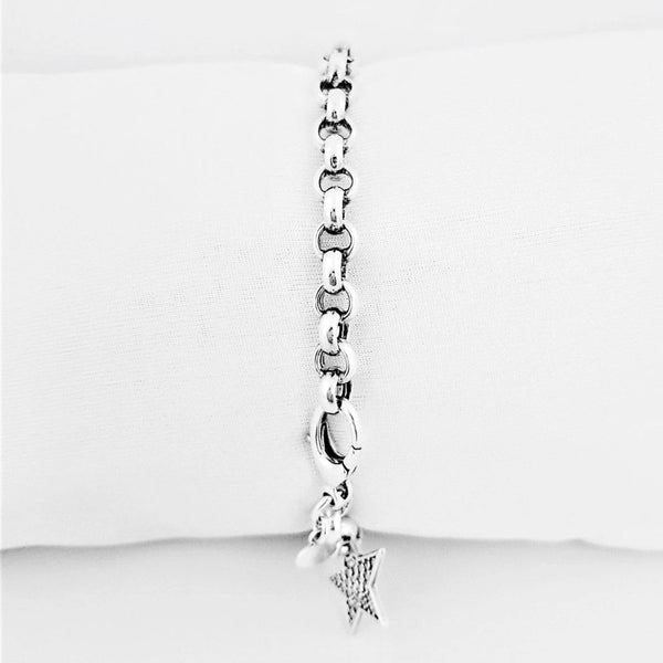 Silver Belcher Bracelet - Cape Diamond Exchange