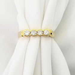18kt Yellow Gold Diamond Eternity Ring - Cape Diamond Exchange