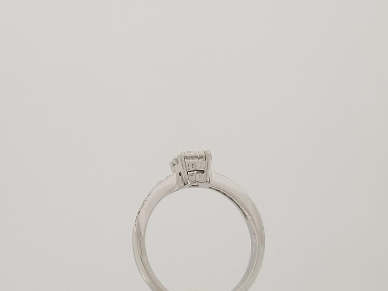 Platinum Diamond Four-Claw Engagement Ring - Cape Diamond Exchange