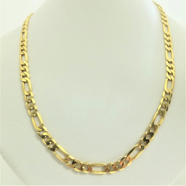 9kt Yellow Gold Figaro Chain - Cape Diamond Exchange