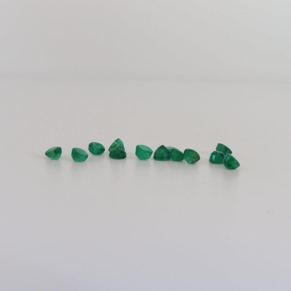 3.2mm Round Emerald Stone - cape diamond exchange