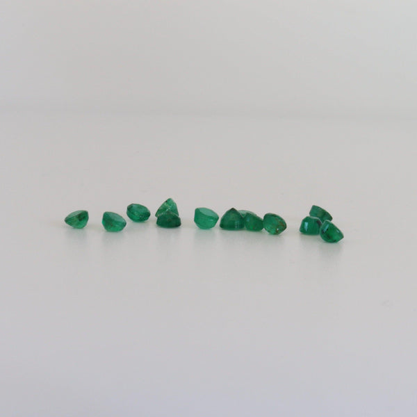 3.2mm Round Emerald Stone - cape diamond exchange
