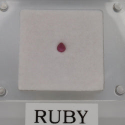 3.2mm x 2.8mm Pear Ruby Stone - cape diamond exchange
