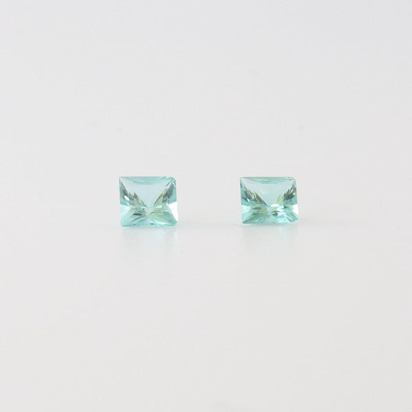 3.5mmx3.5mm Sky Blue Topaz Princess Cut stone - cape diamond exchange