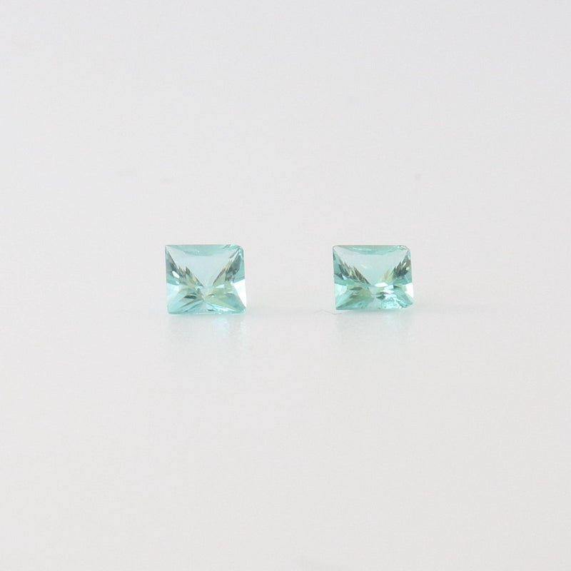 3.5mmx3.5mm Sky Blue Topaz Princess Cut stone - cape diamond exchange