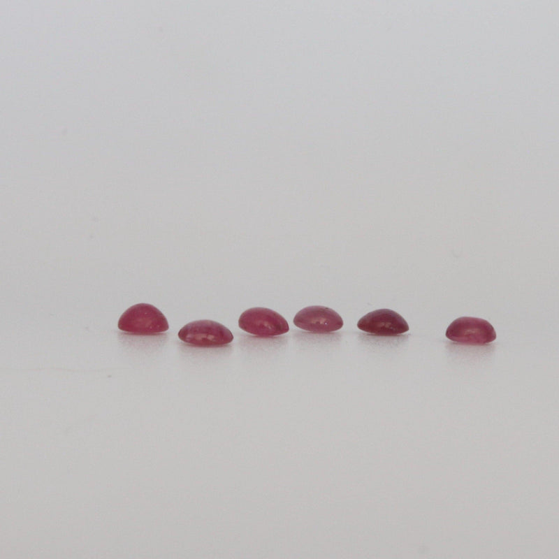 3.6-3.7mm Ruby Cabochon Stone - cape diamond exchange