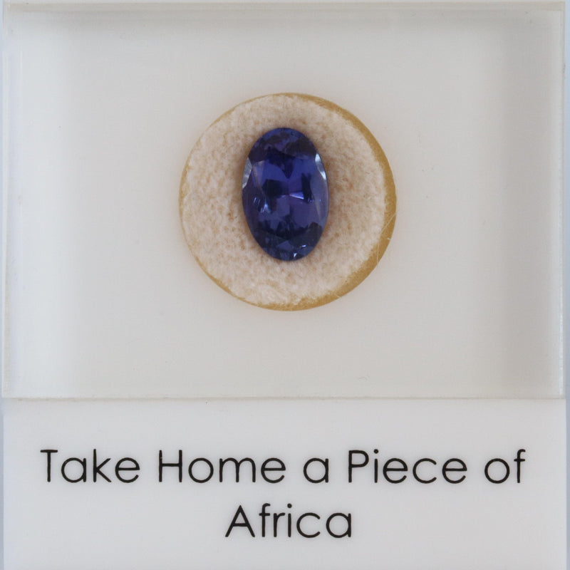 3.94ct Oval Tanzanite Stone Cape Diamond Exchange in St. George's Mall