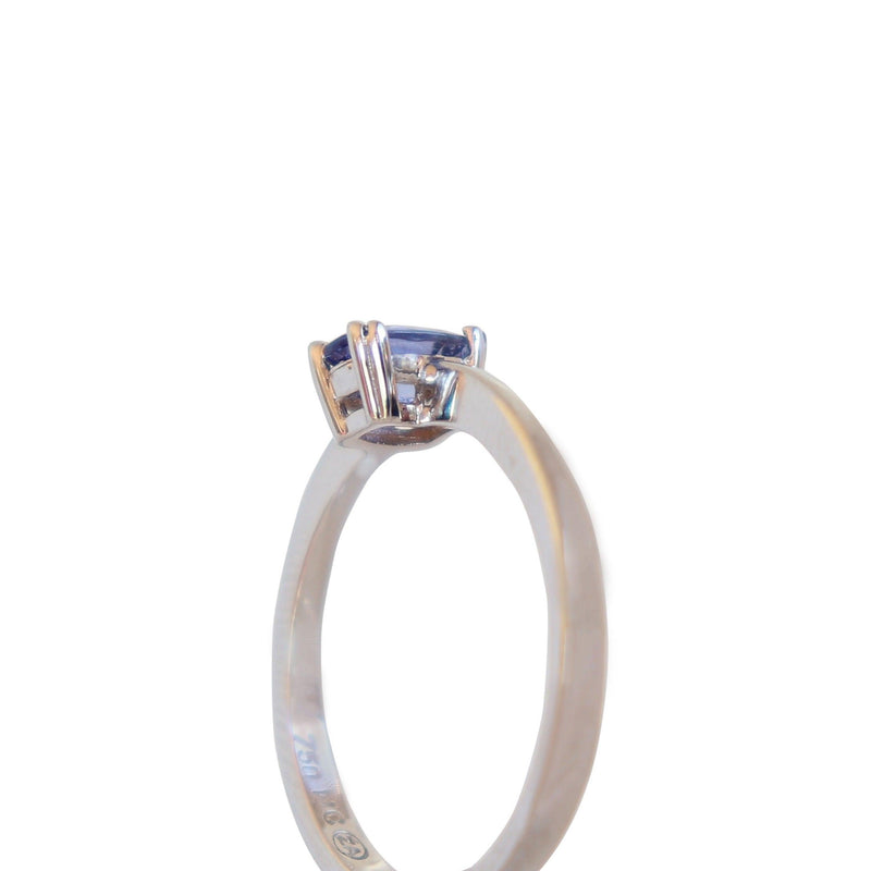 Double Four Claw Oval Tanzanite Solitaire Ring - Cape Diamond Exchange