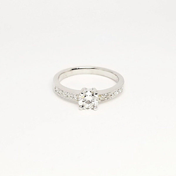 9kt White Gold Perfect Engagement Ring - Cape Diamond Exchange