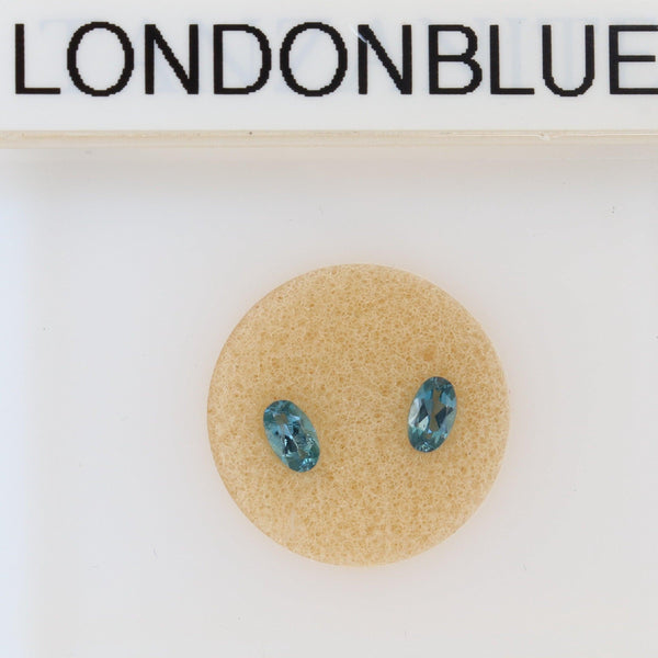 3mmx5mm Oval London Blue Topaz - cape diamond exchange