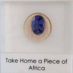 4.97ct Oval Tanzanite Stone with E.G.L. Certificate - cape diamond exchange