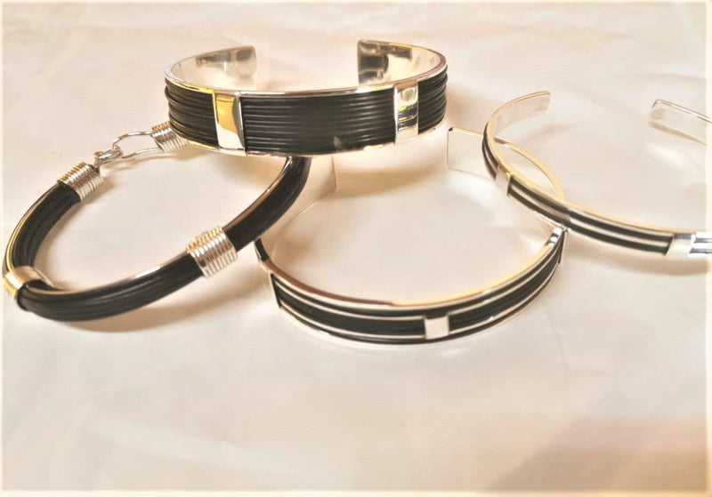 Elephant hair bangle collection - Cape Diamond Exchange 