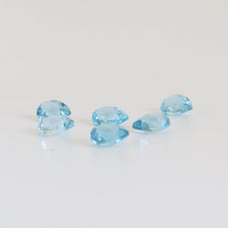 4mmx3mm Sky Blue topaz Pear Shape Stone - cape diamond exchange