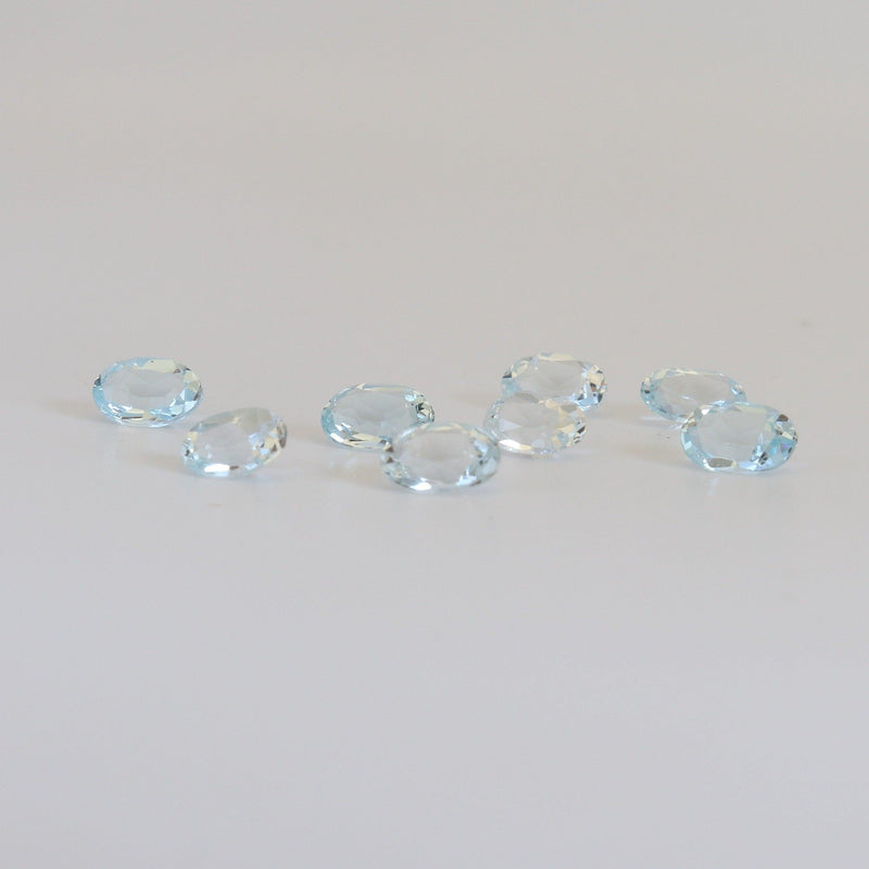 4mmx6mm Oval Sky BLue Topaz Stone - cape diamond exchange